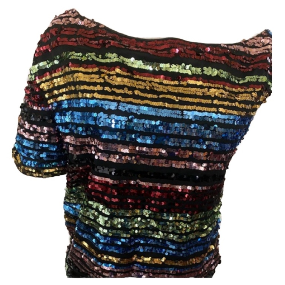 Multicolor Top In Sequence M - image 2